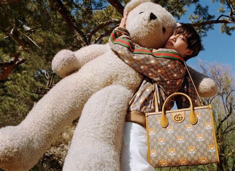 gucci capsule collection|Gucci teddy bear shirt.